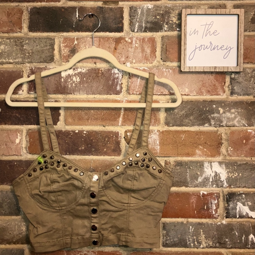 Forever 21 Rustic Nights Crop Tank